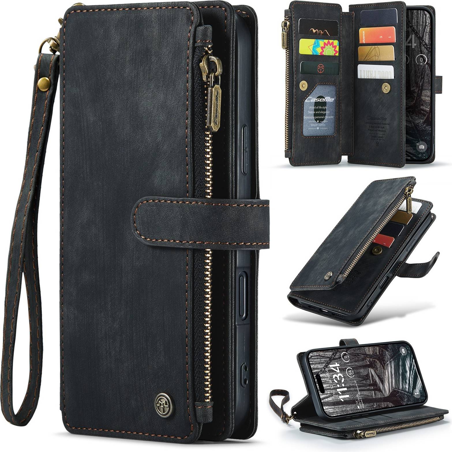 CaseMe Multifunction Wallet Pu Leather Case