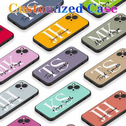 Shein Customized 2-Initial Monogram Phone Case