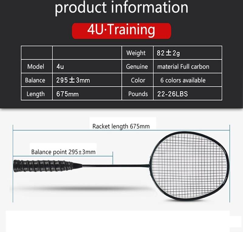 Carbon Badminton Rackets Set