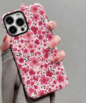 Shein Flower Romantic Spring Floral Pattern Case