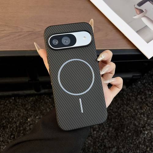 Google Pixel 10 Pro Safe Fiber Pattern Phone Case