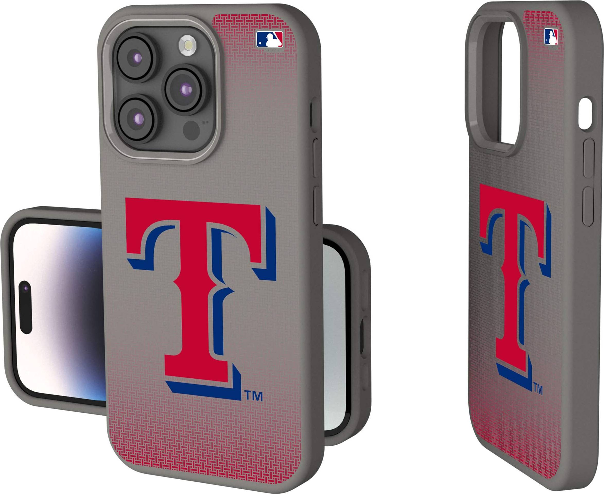 Keyscaper Texas Rangers Linen Logo iPhone Soft Touch Case