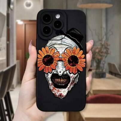 Shein Creative Ghost Face Pattern Phone Case