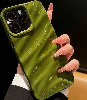Shein Wave Ripples Pattern Material Phone Case