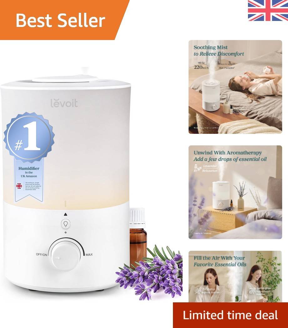 Humidifier Levoit Ultrasonic Cool Mist Humidifier