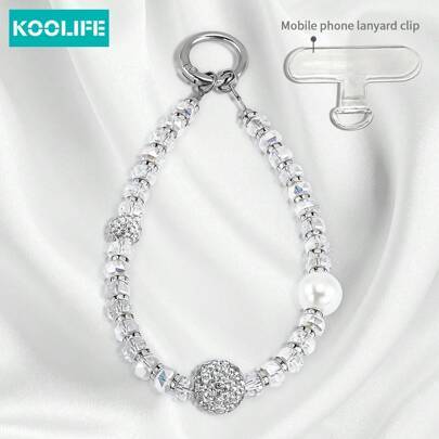 Crystal Butterfly Rhinestone Phone Lanyard