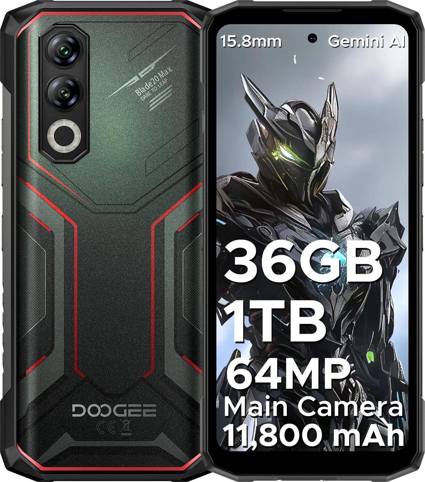 Blade 20 Max Android 15 Rugged Smartphone