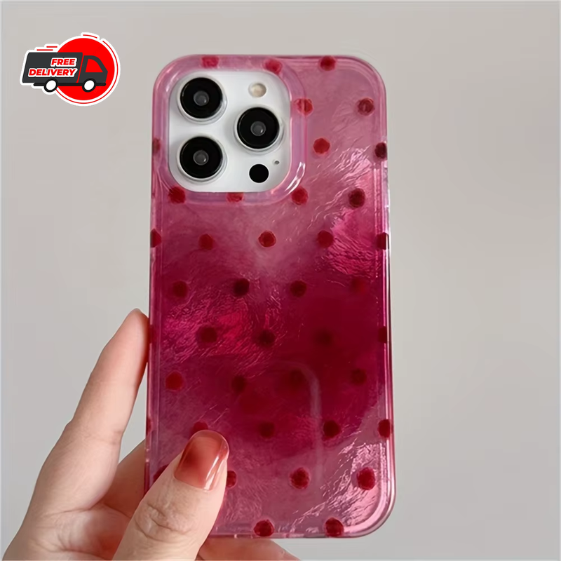 Heart Case Iphone 17 16 Pro Max Raspberry Red
