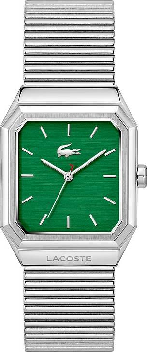 Lacoste Montre Quartz René Acier Inoxydable Vert
