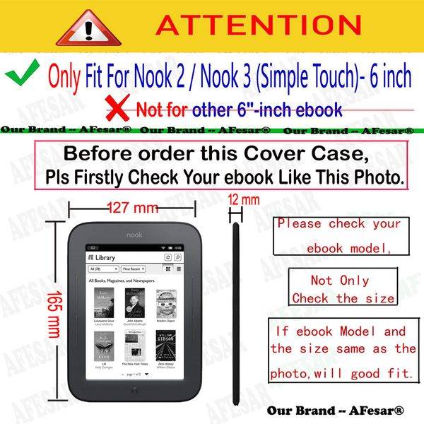 Ebook Barnes & Noble NOOK Simple Touch eBook Reader Case