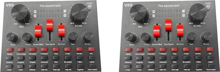 Typecat Microfono V8S USB Ricaricabile DSP Mixer