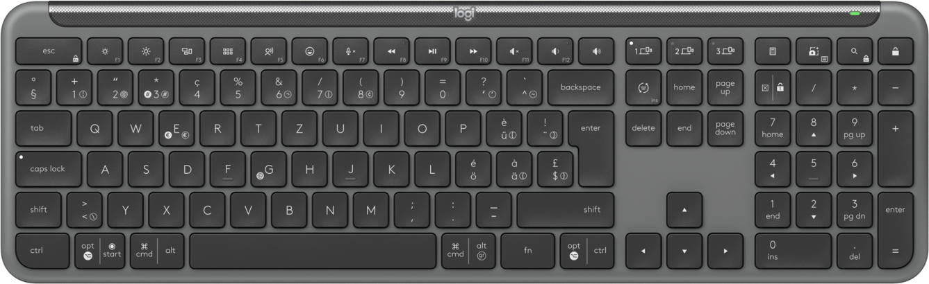 Logitech Signature K950 Wireless Keyboard Graphite