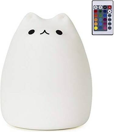 Rechargeable Cat with Remote Night Light