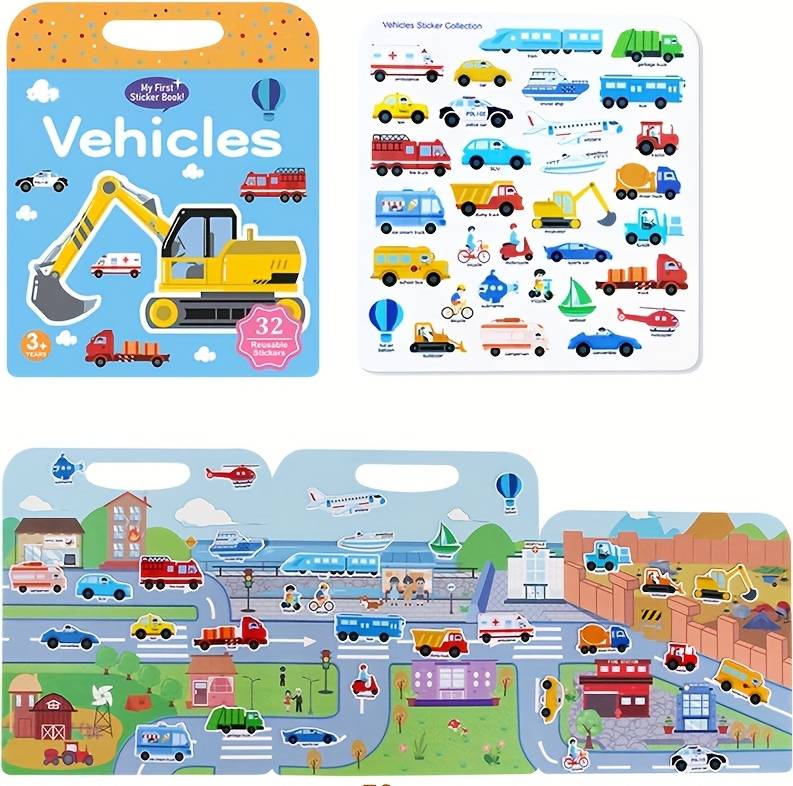 Temu Washable Sticker Book