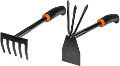 5-Teeth Rake Digger-Hoe Garden Tool Set