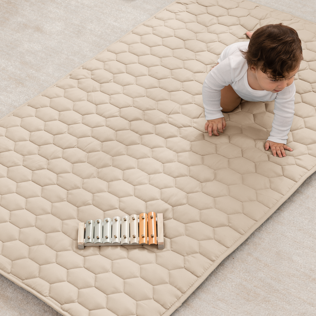 Premium Play Mat Rectangle Sand