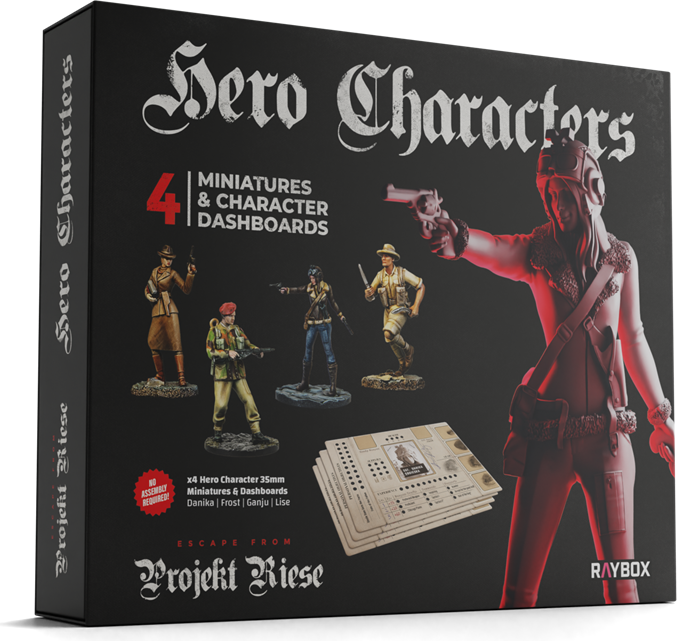 Escape From Projekt Riese Heltefigurer
