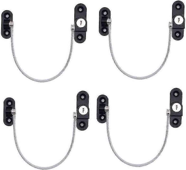4 Pcs Window Restrictor Locks