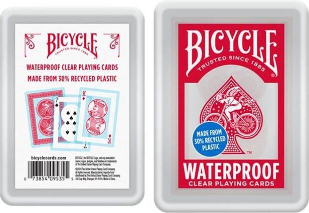 Waterdichte Rode Plastic Speelkaarten
