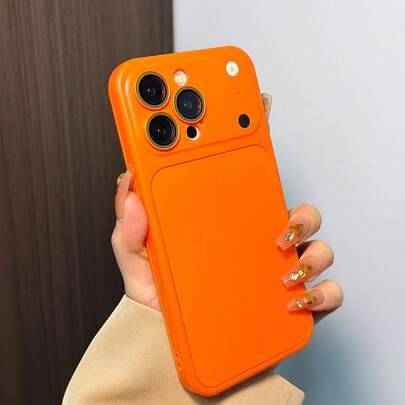 Shein Minimalist Solid Color 2-In-1 Phone Case