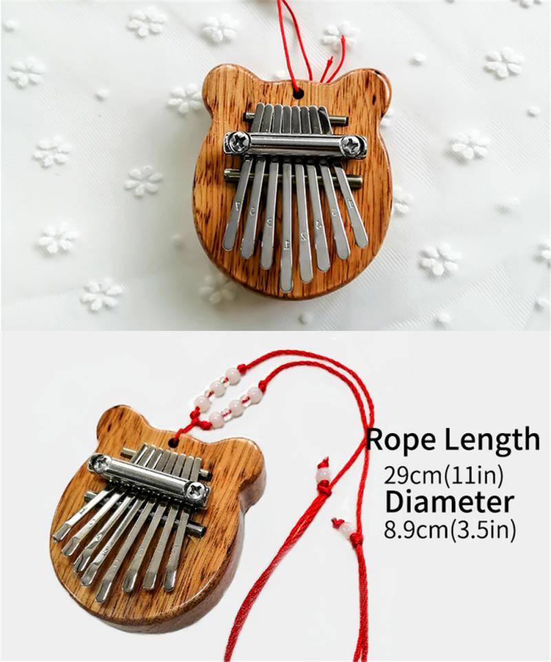 Portable 8 Key Mini Kalimba