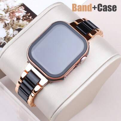 Shein 2-In-1 Compatible Apple Watch Band Case