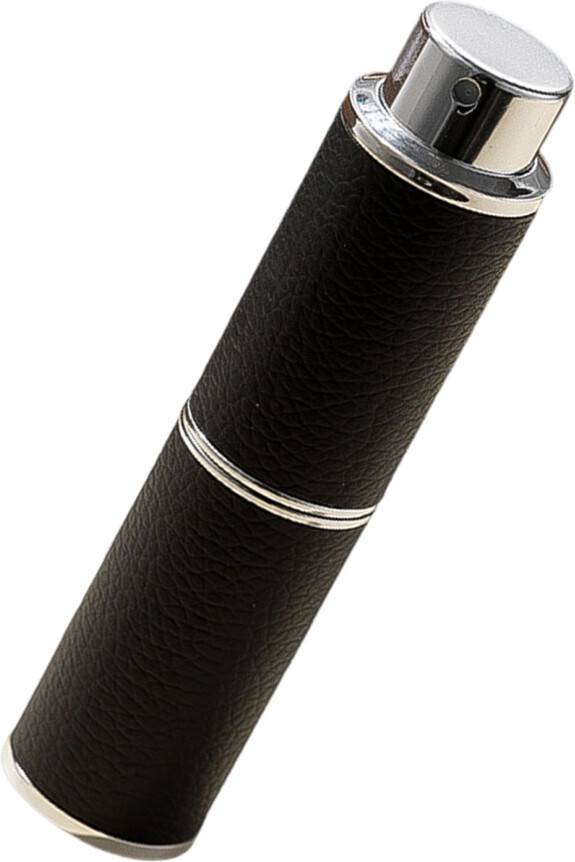 Luxury Perfume Atomizer Rotating Press Sprayer Black
