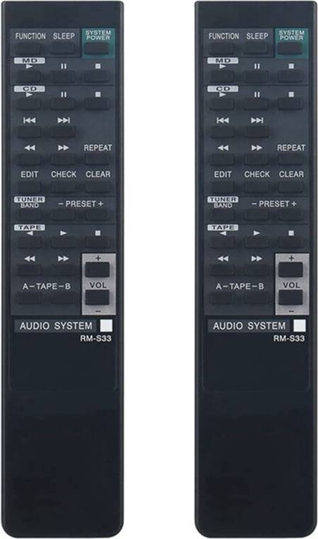 RM-S33 Remote Control for Audio System