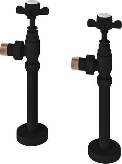 15mm Traditional Angled Radiator Valves Sleeves