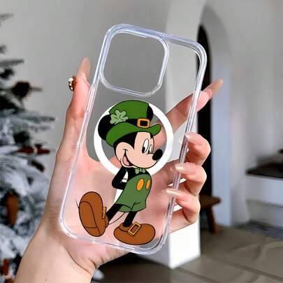 Mickey mouse phone Shein Mickey Mouse Patterned Phone Case