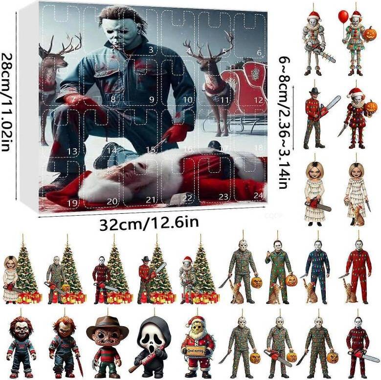24-Day Countdown Calendar Horror Character