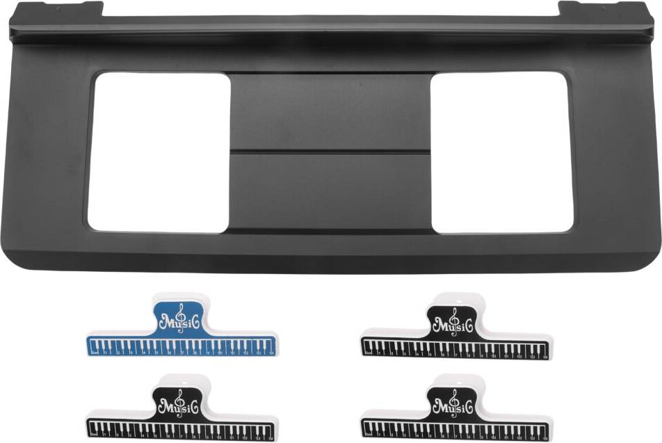 Torribaly Music Stand Compatible with Multiple Keyboards, 4 Clips