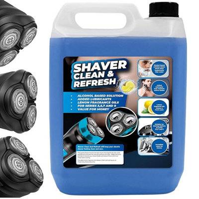 2X 5L Shaver Clean Refresh Fluid Cleaner