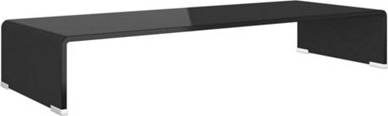 Modern TV Stand Monitor Riser Glass