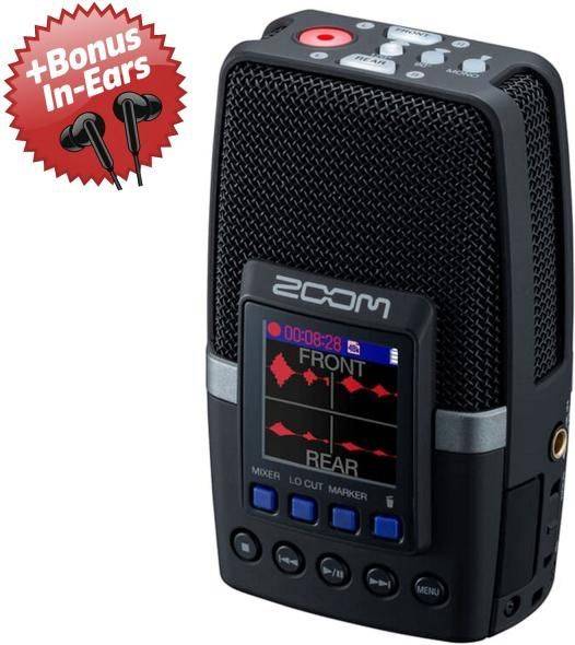 Zoom audio recorder Zoom Audio Recorder H2essential Bonus In-Ear Kopfhörer