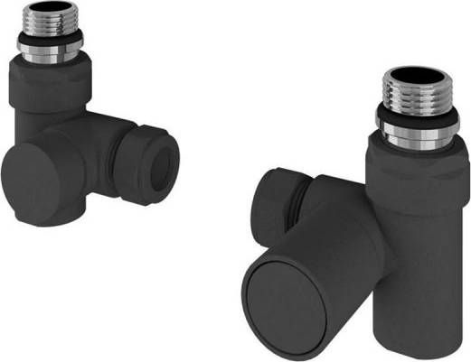 Anthracite Dual Fuel Corner Manual Radiator Valves
