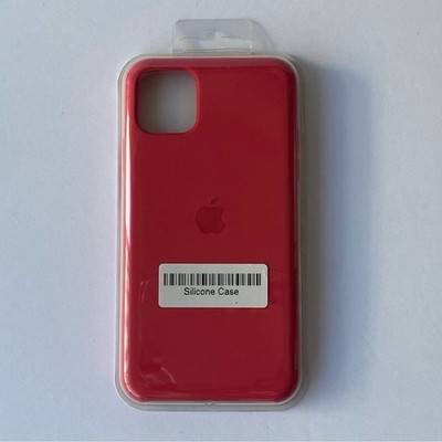 Apple iphone 11 pro Apple Iphone 11 Pro Max Silicone Case Pink-red Raspberry
