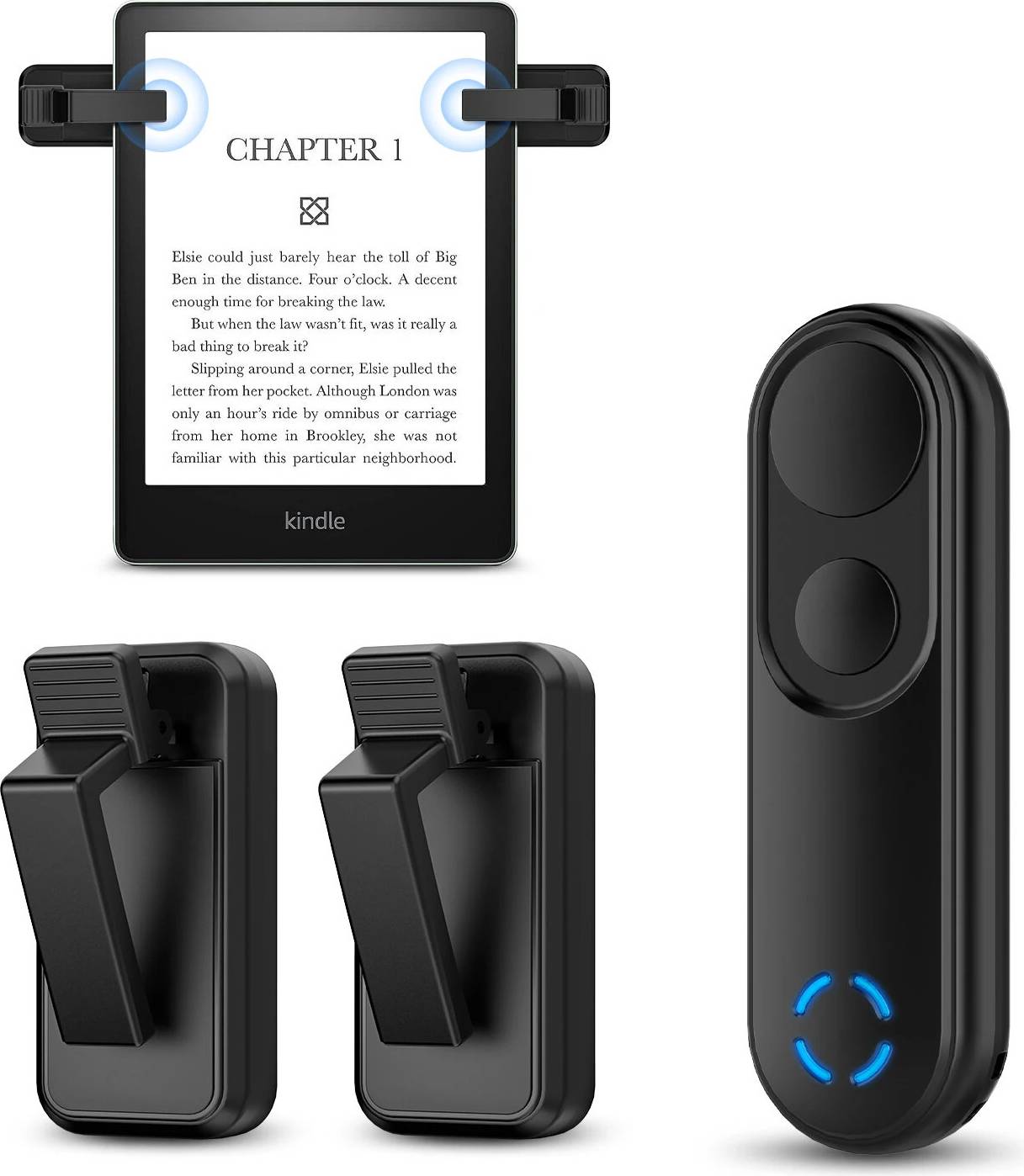 Bakeey SPT-2 2 Clips Remote Control Page Turner