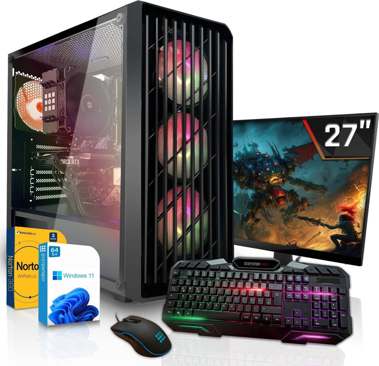Gamer PC Set Ryzen 5 PRO 5655G Radeon RX Vega 7