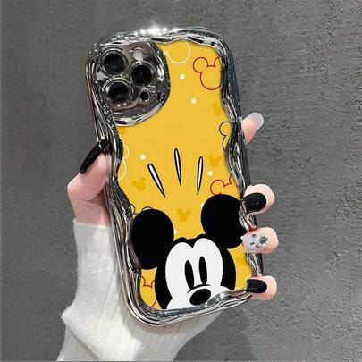 Mickey mouse phone Shein Mickey Mouse Patterned Phone Case