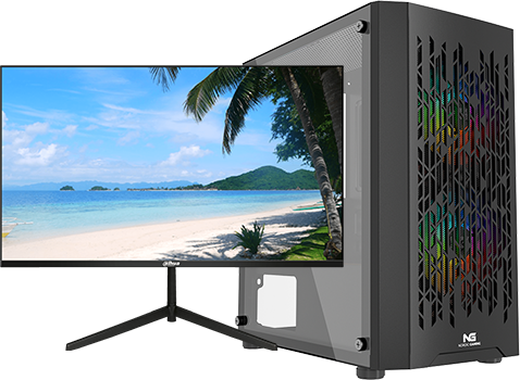Gaming pc stationære computer Geekd Begynder Gaming Computer PC Bundle