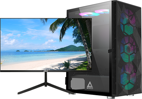 Gaming pc stationære computer Geekd Begynder Gaming Computer PC Bundle
