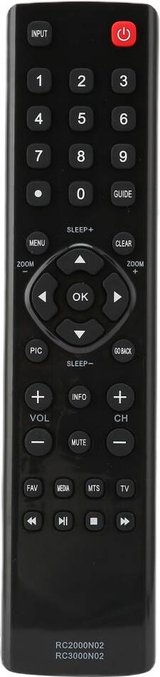 Replacement Remote Control for TCL TV RC3000N02