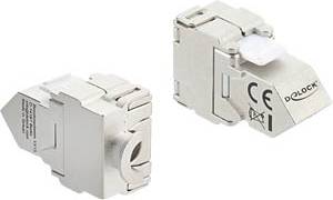 DeLock Keystone Modul RJ45 Insats Cat.6A 45°