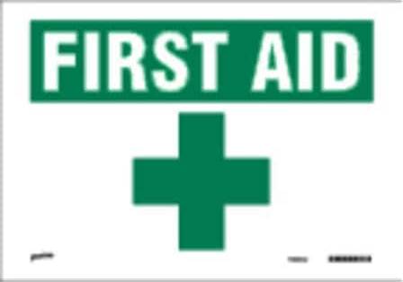 Brady First Aid Rectangle Polyester SV721G