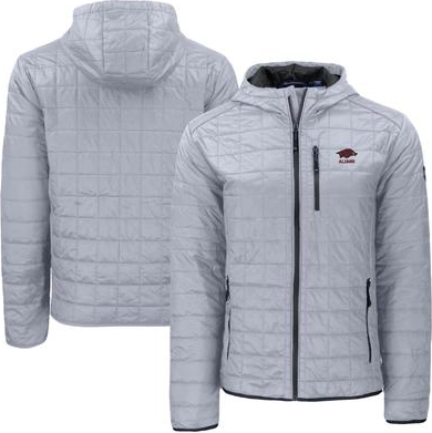 Cutter & Buck Arkansas Razorbacks Rainier Eco Primaloft Jacket Gray