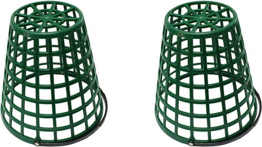 Golf Basket Container with Handle Ball Rack