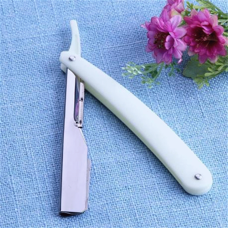 Manual Straight Edge Razor Stainless Steel Cutter Holder