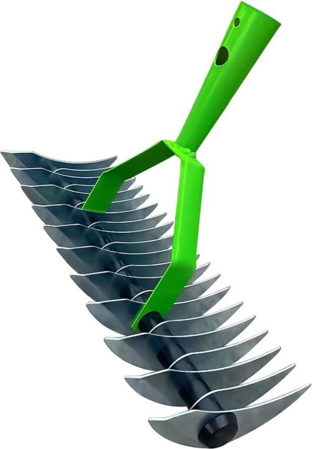 Steel Dethatching Rake for Lawn Care