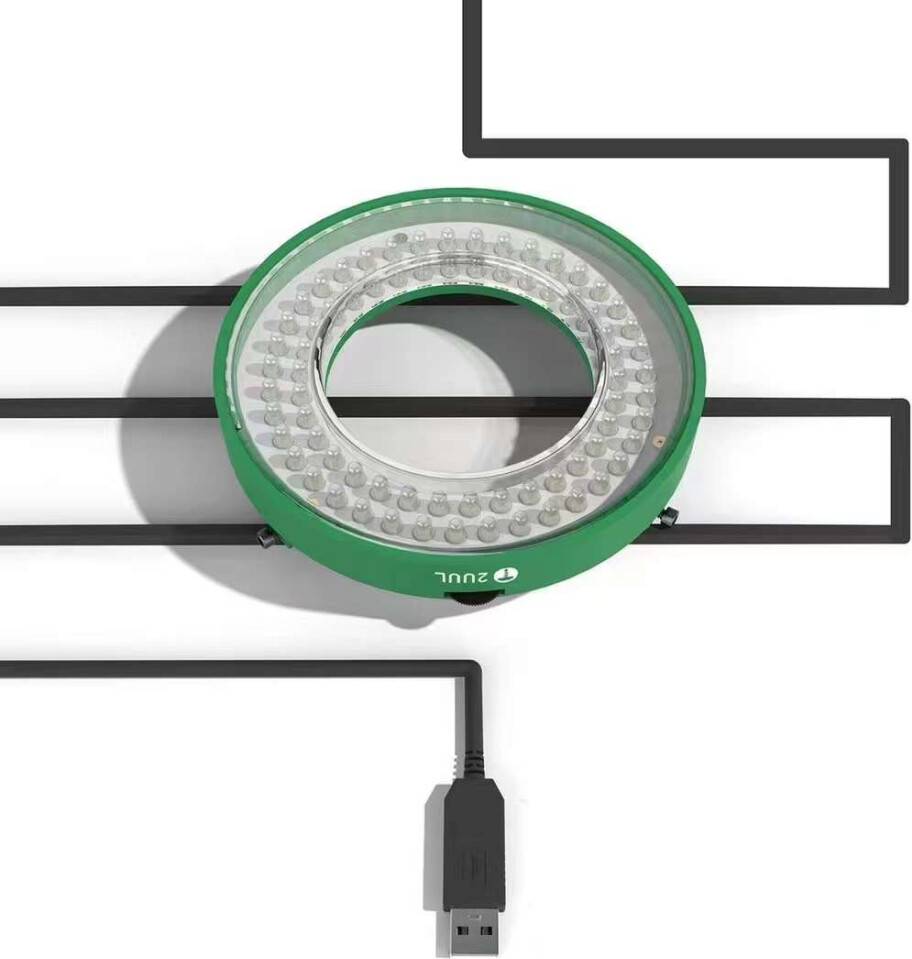 FoneFunShop USB Adjustable Snap-On Microscope LED Ring Light